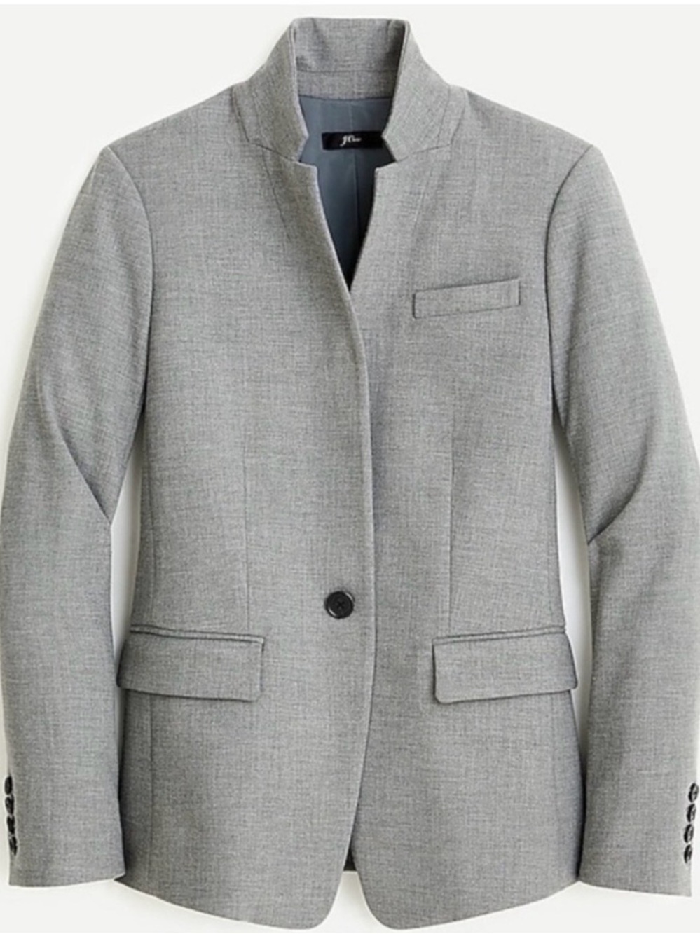 NWT J. Crew Gray Regent Blazer- size 16 - Picture 1 of 5